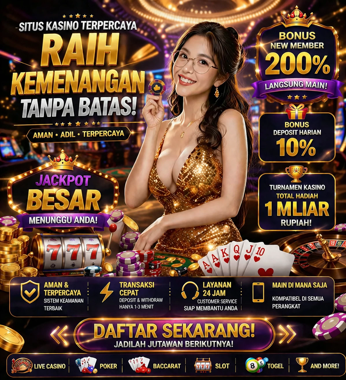 Roleta e blackjack 55pg